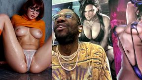 velma being a beautiful tight bald pussy insta slut, ai generated
