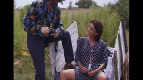 Outdoor Anal and Threesome Fuck with Huge Dicks