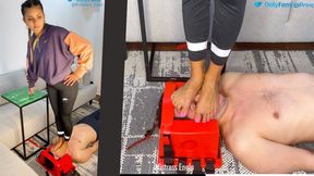 ENOLA - RUINING YOUR FACE MAKES ME HAPPY- HARDCORE face trampling and stomping, nose cracking, direct hits to the face - FullHD