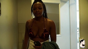 My Girl Friend Blu Meree lost something in my room and paid for the error in Sweat and time