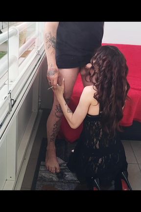 Fucked deep in the throat