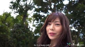 Cute brunette from Tokyo Japan wants sex with stranger  Interview with cabaret worker looking for fucking with no strings attached