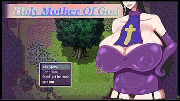 Holy Mother Of God [ Cuckolding Hentai game PornPlay ] Ep.1 her husband cannot satisfy her with his small penis