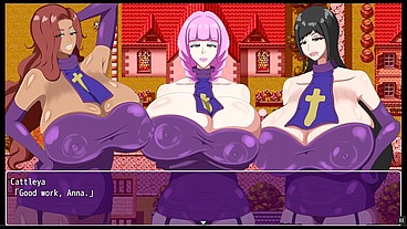 Holy Mother Of God [ Cuckolding Hentai game PornPlay ] Ep.1 her husband cannot satisfy her with his small penis