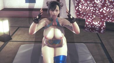 Chun Li Gets Shafted Riding Hard In Her Dojo Anime Cosplay Assfuck