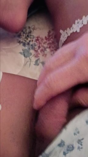 Feet sissy husband wearing sexy pantyhose