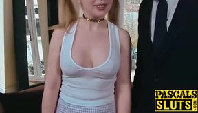 Creampied Cherry English facefucked raw before orgasm