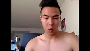 Slick Smooth: Horny Asian Twink Jerks Off in Steaming Solo Session – HotCumSolo 18+