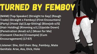 [Audio] Gay-for-pay Himbo Lured by Femboy Listener