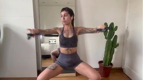 exercising with Nikatsu: Warm up and stretch training