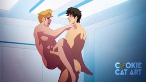 Car Toon In Suyin And Daniel, Hot Fit Dudes Suck, Ride &amp; Breed Each Other Raw