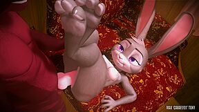 Wild Cum In Pussy Bunny Judy Hops After Sex