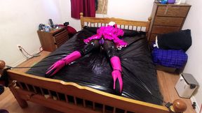 Sissy Maid Spread Eagle Self Bondage