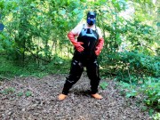 quick outdoor paw off in rubber dungarees