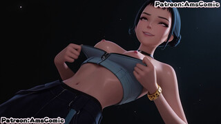 KPop Satan Hunters Manga porn Adult toon - Zoey Immense Fun bags Suck Job On Top