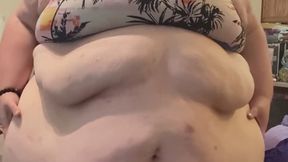 Ssbbw Hexsii slow motion belly jiggle