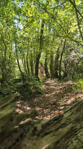 Hiking naked