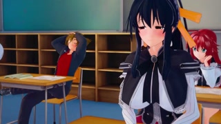 HS DXD NTR Madness 2 | Rias and Akeno Fucking in the Library | Full movie on patreon: Fantasyking3