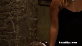 Bound Bent Over Big Ass Lesbian Slave Fingered Hard