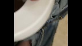 Masturbating in the restroom in KC Missouri.