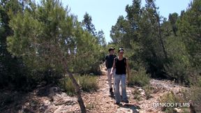 Two twinks enjoy cruising at cum beach
