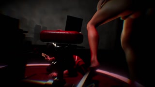 YoRHa 2b Sex Robot in BDSM sex Show | Nier Automata Porn