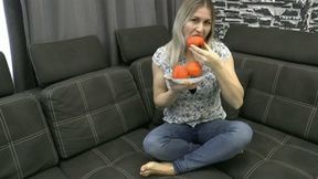 Juicy persimmon MP4 HD 720p