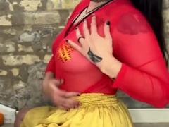 Brunette Solo Webcam Masturbation