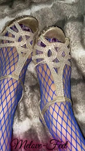 Melove's Compilation of Fishnet in High Heels