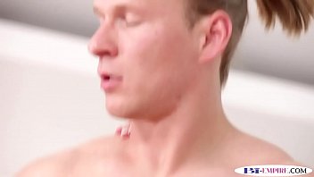 Assfucked stud jizzed in mouth in mmf trio
