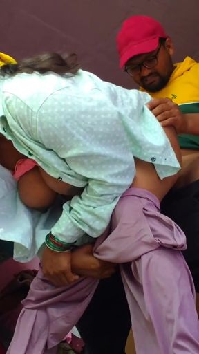 Stepbrother &amp; Stepsister new bathroom Sex -  hot Desi bhabhi Outdoor sex, Hot boy suking bhabhi boobs.   Clip 1