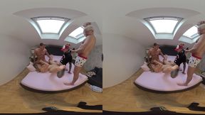 chloe chevalier vr part three – hardcore anal threesome w freaky fat ass french teen