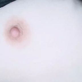 Porcelain boobs, stimulating my nipples with outstanding techniques!