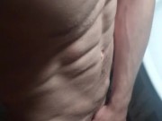 Fit guy does a little tease