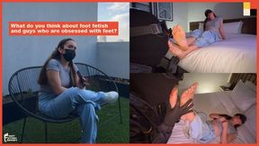Answers Foot Fetish Questions & Then Gets Her Toes Sucked & Feet Licked For The Very First Time - Foot Worship Interview Vol. 1 - Regina - Just Worship