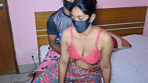 Bored Indian stepsiblings work out their stress via hard sex