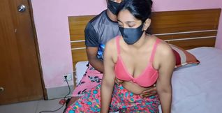 Bored Indian stepsiblings work out their stress via hard sex
