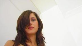 ”Monica's first ass pumping has two cocks up her booty. Facials”