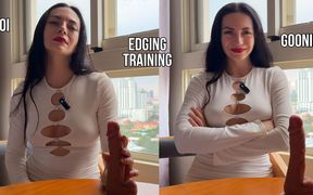 Gooning JOI & Edging Training for Addicted Stroker Slaves 4к