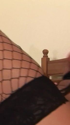 Pierced lesbians pleasuring each other with fisting