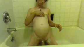 Shaving My Boobies and Tummy Urinating