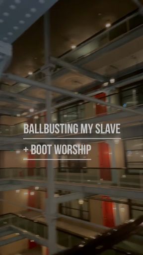 Ballbusting and boot worship