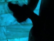 Quick Cumshot Clip Of Silhouette 👤💦 Male Moaning ASMR