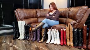Vivian Ireene Pierce's 2026 Boot Haul & Fashion Show, Day 1 - Cowgirl Boots (Alt View)