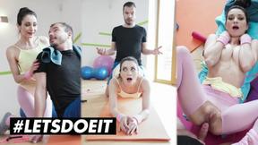 ”Valentina Bianco Spreads Legs for Gym Shaft”