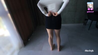 Online date real HOT sex cums all over her perfect body..!