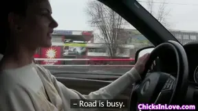 Euro lesbians public pussylicking sextape