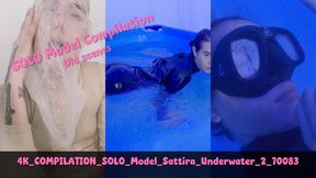 4K COMPILATION Solo model Sattira underwater 2 70083