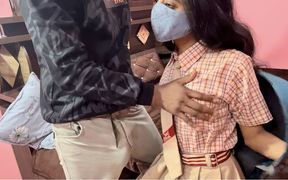 My Stepsister Cought Me Watching Porn Then I Made Her Suck My Dick and Fucked Her