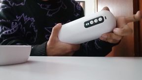 Straight Guy Unboxes Sex Toy and Ends up Cumming Three Times with It